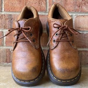 Vintage Brown Leather Lace-Up Dr. Martens | Women’s Size 10